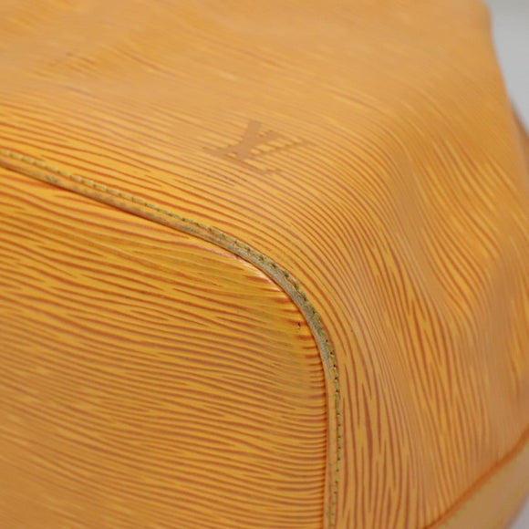 LOUIS VUITTON Epi Petit Noe Shoulder Bag Yellow M44109 LV Auth BA5081