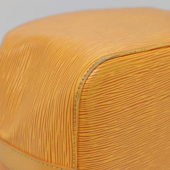 LOUIS VUITTON Epi Petit Noe Shoulder Bag Yellow M44109 LV Auth BA5081