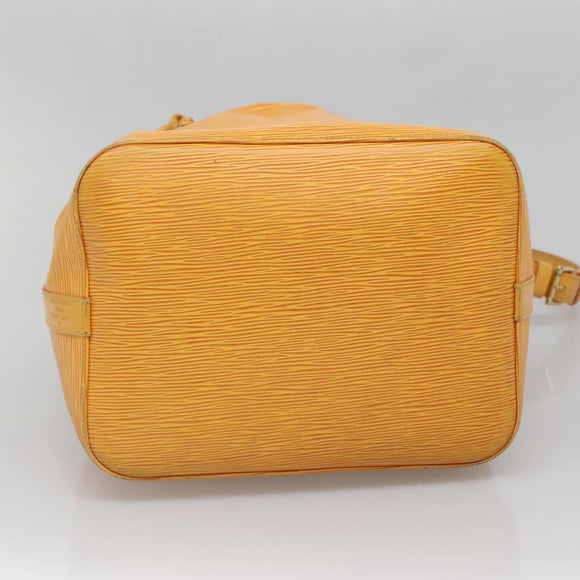 LOUIS VUITTON Epi Petit Noe Shoulder Bag Yellow M44109 LV Auth BA5081