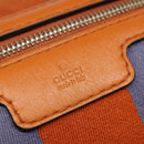 GUCCI GG Supreme Sherry Line Boston Bag 2way Beige Gold 247205 Auth BA5084-18