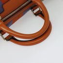 GUCCI GG Supreme Sherry Line Boston Bag 2way Beige Gold 247205 Auth BA5084-7