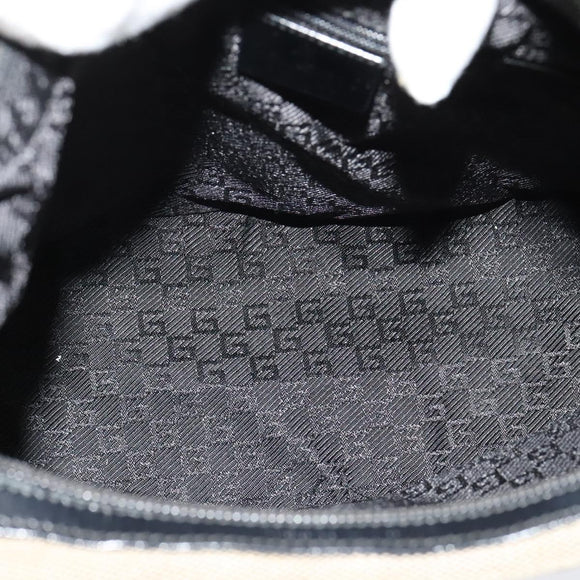 GUCCI Shoulder Bag Canvas Beige Gold 001 4204 Auth BA5086