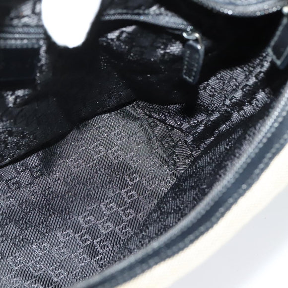 GUCCI Shoulder Bag Canvas Beige Gold 001 4204 Auth BA5086