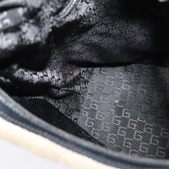 GUCCI Shoulder Bag Canvas Beige Gold 001 4204 Auth BA5086