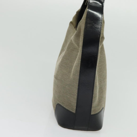 GUCCI Shoulder Bag Canvas Beige Gold 001 4204 Auth BA5086