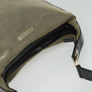 GUCCI Shoulder Bag Canvas Beige Gold 001 4204 Auth BA5086-6