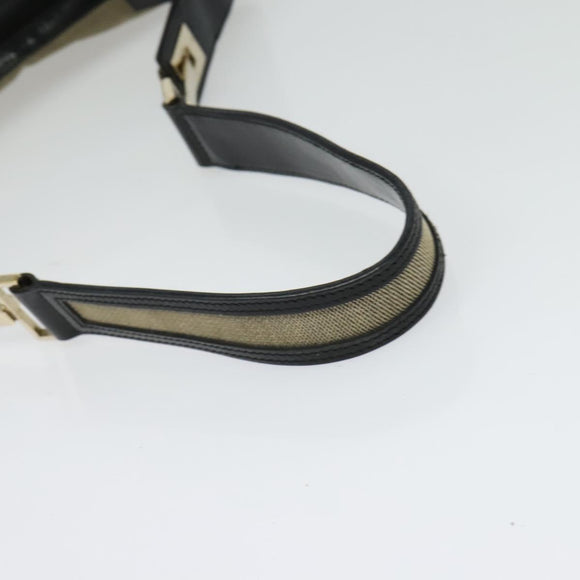GUCCI Shoulder Bag Canvas Beige Gold 001 4204 Auth BA5086