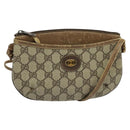 GUCCI GG Supreme Shoulder Bag PVC Beige Gold 904 02 020 Auth BA5087-1