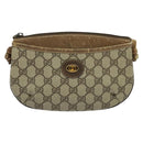 GUCCI GG Supreme Shoulder Bag PVC Beige Gold 904 02 020 Auth BA5087-2