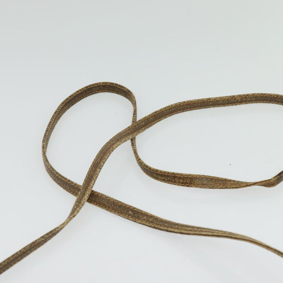 GUCCI GG Supreme Shoulder Bag PVC Beige Gold 904 02 020 Auth BA5087