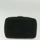 GUCCI Vanity Pouch Suede Green Silver 032 1705 0141 Auth BA5088-9