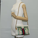 GUCCI Chain Yuko Higuchi Japan Only Bag Leather White 503877 Auth BA5090AM-25