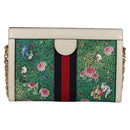 GUCCI Chain Yuko Higuchi Japan Only Bag Leather White 503877 Auth BA5090AM-2