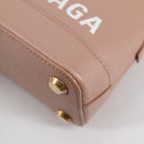 BALENCIAGA Hand Bag Leather 2way Pink Gold 550646 Auth BA5103M-19
