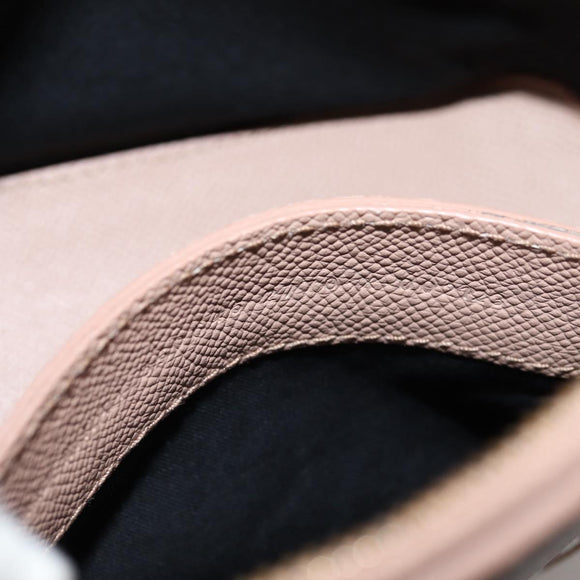 BALENCIAGA Hand Bag Leather 2way Pink Gold 550646 Auth BA5103M