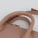 BALENCIAGA Hand Bag Leather 2way Pink Gold 550646 Auth BA5103M-14