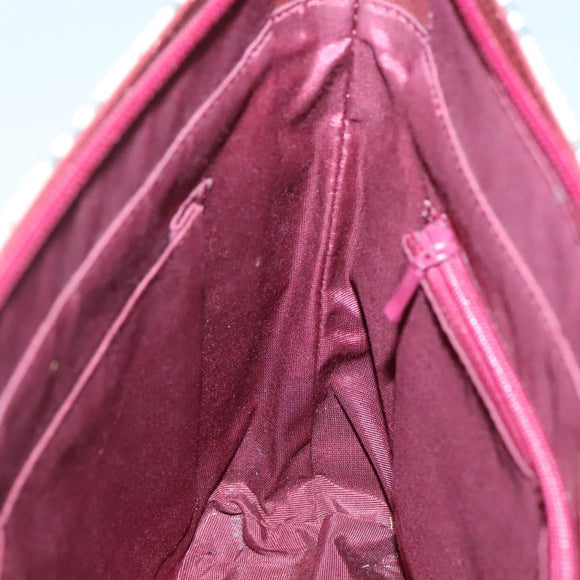 BURBERRY Nova Check Tote Bag Canvas Beige Gold Auth BA5105