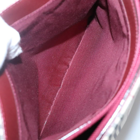 BURBERRY Nova Check Tote Bag Canvas Beige Gold Auth BA5105