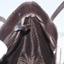 BURBERRY Nova Check Hand Bag PVC Beige Auth BA5106-19