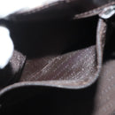 BURBERRY Nova Check Hand Bag PVC Beige Auth BA5106-21