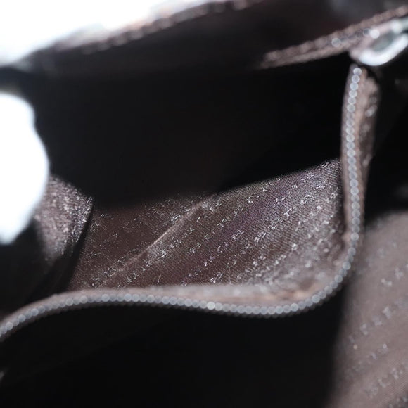 BURBERRY Nova Check Hand Bag PVC Beige Auth BA5106