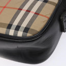 Burberrys Nova Check Shoulder Bag Canvas Beige Auth BA5109-9