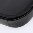 Burberrys Shoulder Bag Leather Gold Black Auth BA5110-13