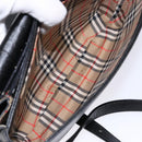 Burberrys Shoulder Bag Leather Gold Black Auth BA5110-16