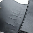 Burberry Umhängetasche Leder Gold Schwarz Auth BA5110-11