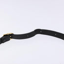 Burberrys Shoulder Bag Leather Gold Black Auth BA5110-8