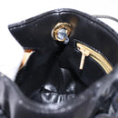 GIVENCHY Shoulder Bag Leather Gold Black Auth BA5111-19