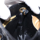 GIVENCHY Shoulder Bag Leather Gold Black Auth BA5111-20