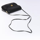 GIVENCHY Shoulder Bag Leather Gold Black Auth BA5111-7