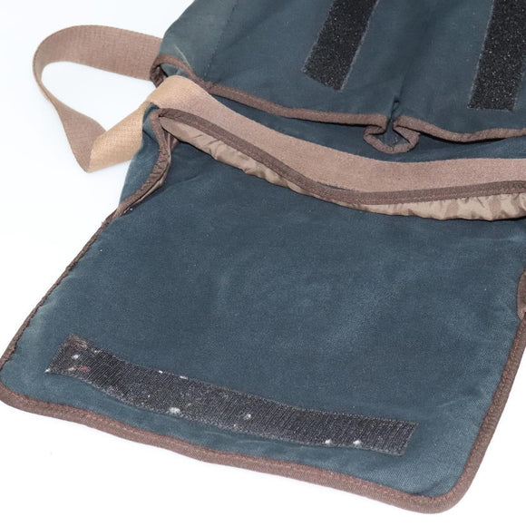 DOLCE&GABBANA Shoulder Bag Canvas Navy Auth BA5112