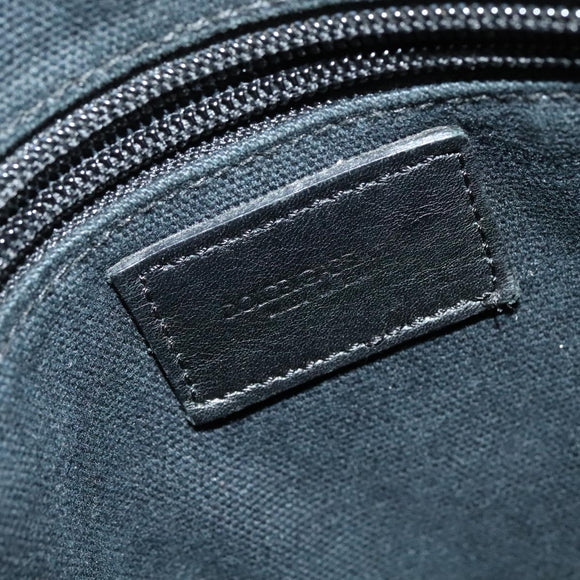 DOLCE&GABBANA Shoulder Bag Canvas Navy Auth BA5112