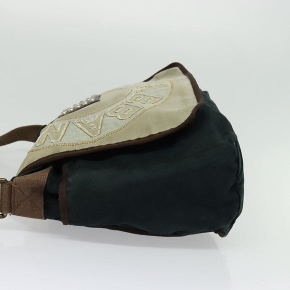 DOLCE&GABBANA Shoulder Bag Canvas Navy Auth BA5112