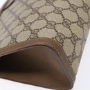 GUCCI GG Supreme Web Sherry Line Clutch Bag PVC Beige Gold 89 01 033 Auth BA5113-11