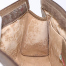 GUCCI GG Supreme Web Sherry Line Clutch Bag PVC Beige Gold 89 01 033 Auth BA5113-16