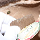 GUCCI GG Supreme Web Sherry Line Clutch Bag PVC Beige Gold 89 01 033 Auth BA5113-18