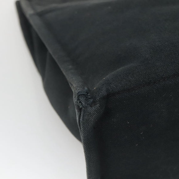 HERMES Fourre Tout MM Hand Bag Canvas Black Auth BA5114