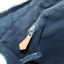 HERMES Fourre Tout MM Hand Bag Canvas Black Auth BA5114-14