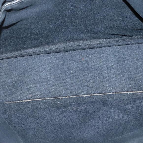 HERMES Fourre Tout MM Hand Bag Canvas Black Auth BA5114