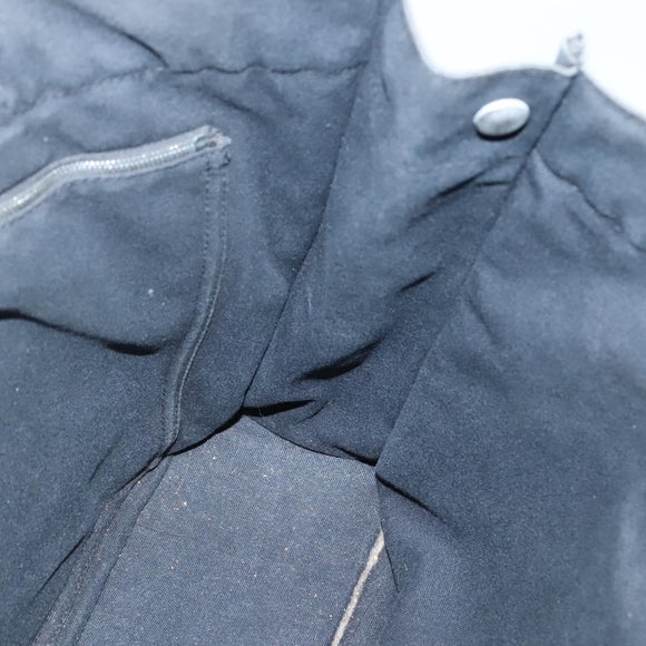 HERMES Fourre Tout MM Hand Bag Canvas Black Auth BA5114