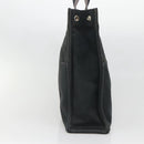 HERMES Fourre Tout MM Hand Bag Canvas Black Auth BA5114-5