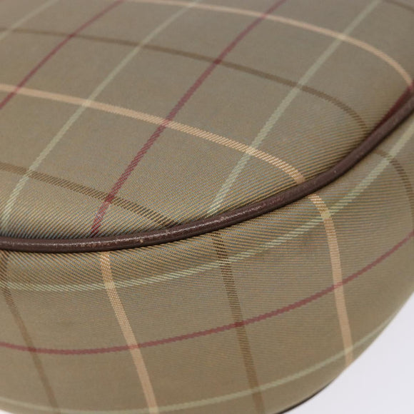 Burberrys Nova Check Shoulder Bag Canvas Beige Auth BA5115