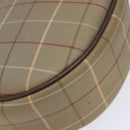 Burberrys Nova Check Shoulder Bag Canvas Beige Auth BA5115-13