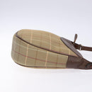 Burberrys Nova Check Shoulder Bag Canvas Beige Auth BA5115-4