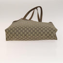 GUCCI GG Supreme Sherry Line Tote Bag PVC 2Set Beige Navy Auth BA5125-16