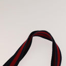 GUCCI GG Supreme Sherry Line Tote Bag PVC 2Set Beige Navy Auth BA5125-7