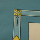 HERMES Carre 90 Scarf ""LES MUSEROLLES"" Silk Blue Auth BA5129-11